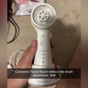 Clarisonic facial cleansing brush